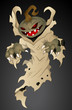 Scary Halloween Ghost Pumpkin