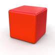 cube 3d render illustration