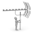 3d render of cartoon character with antenne 3d render of cartoon character with antenne