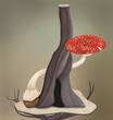 fantasy forest - digital paint artwork