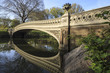 Bow bridge in spring Central Park Bow bridge in spring Central Park