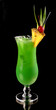 green cocktail with pineapple green cocktail with pineapple