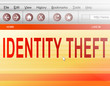 Identity theft concept.