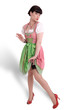 junge frau im dirndl
