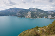 Au-dessus du lac de Serre Pinçon
