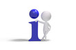 3d human with info icon 3d human with info icon