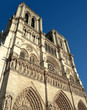 Cathédrale Notre Dame de Paris façade vue de gauche