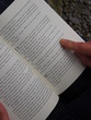 Reading a book