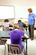 Stock Photo of Monitoring the Test Stock Photo of Monitoring the Test