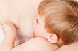 Little kid breast feeding