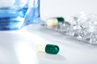 Medicines in capsules and bliste