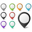 Vector: Set of bin badges Set of bin badges