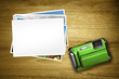 green camera blank photo