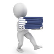 Pepe carrying books