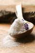 Bath Salt With Fresh Lavender Flowers