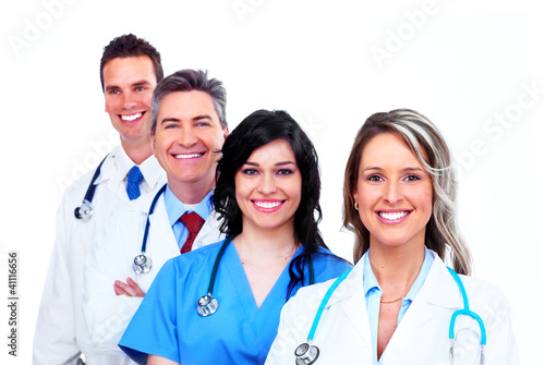 Photo: Medical doctors group. Medical doctors group.