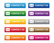 canvas print picture - Contact us buttons