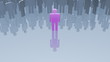 Social network, 3d animation