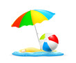 Beach, vector