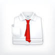 Vector: White Dress shirt, vector White Dress shirt, vector