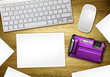 blank photography desktop