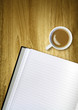 coffee cup notepad