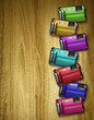 colourful cameras
