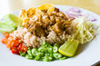 Thai cuisine,Mixed cooked rice with shrimp paste sauce