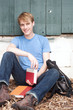 Photo: young male student young male student
