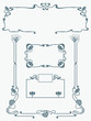Abstract framework from the bound plants in style art-nouveau Abstract framework from the bound plants in style art-nouveau