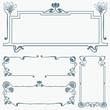 Abstract framework from the bound plants in style art-nouveau Abstract framework from the bound plants in style art-nouveau