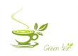 Vector: green tea, tea leaves , business logo design, India green tea, tea leaves , business logo design, India