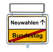 Deutscher Bundestag Neuwahlen