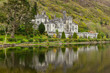 Kylemore Abbey in Connemara mountains - Ireland