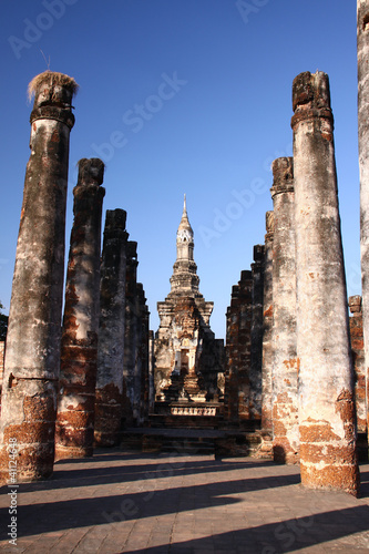 Photo: Ancient pagoda in Sukhothai Historical Park, Thailand Ancient pagoda in Sukhothai Historical Park, Thailand