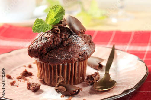 Photo: Chocolate muffin Chocolate muffin