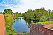 Flossfahrt auf dem Wassergraben der Zitadelle. Flossfahrt auf dem Wassergraben der Zitadelle.