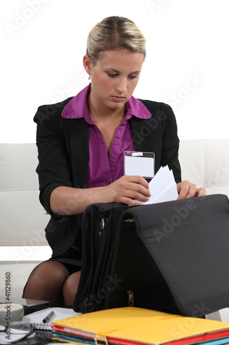 Photo: Reporter waiting for interview Reporter waiting for interview