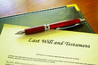 Last Will and testament document