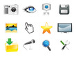 abstract multiple media icon abstract multiple media icon