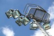 Projecteurs et nacelle d'accès