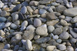 stone beach , made with lots of pebbles
