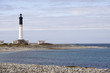 view of the island " ile de sein " in brittany, france.