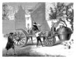 Testing the first Steamcar - Paris Year 1770 Testing the first Steamcar - Paris Year 1770