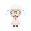 funny cartoon scientist