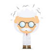 funny cartoon scientist