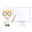 funny cartoon scientist