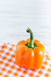 Orange Paprikaschote