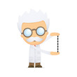 funny cartoon scientist