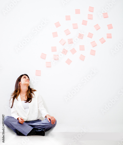 Photo: Thoughtful business woman Thoughtful business woman